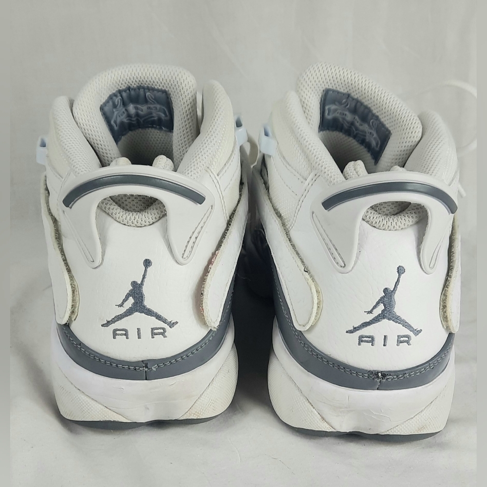Nike Air Jordan 6 Rings Mens Shoes Size 10 White Cool Gray 322992 121 Sneakers - Picture 8 of 15